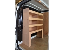 Ford Transit Custom 2013 to 2023 Plywood Bulkhead van racking / Shelving unit - WR57
