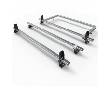 Ford Transit (not Custom) Aero-Tech 3 bar roof rack with rear roller and load stops (AT124LS+A30)