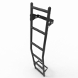 Ford Transit Custom 2013 to 2023 rear door ladder - 6 Rung Ladder - DS