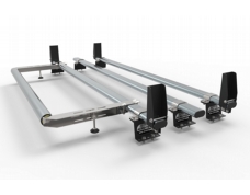Ford Custom 2013 to 2023 Roof rack bars Aero-Tech 3 bar system with load stops and rear roller (AT86LS+A30)