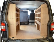 Volkswagen VW Transporter T5 & T6 Plywood Van Racking - Shelving Package - WRK37.39.39