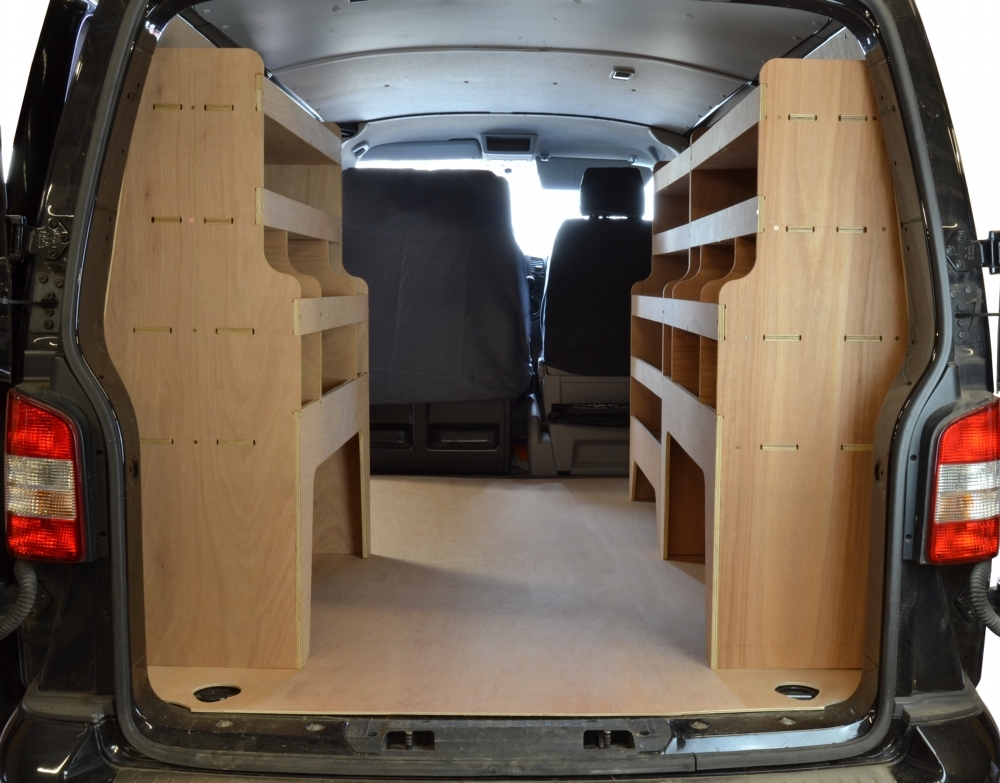 Volkswagen VW Transporter T5 & T6 Plywood Van Racking - Shelving