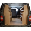 Volkswagen VW Transporter T5 & T6 Plywood Van Racking - Shelving Package - WRK34.35.35