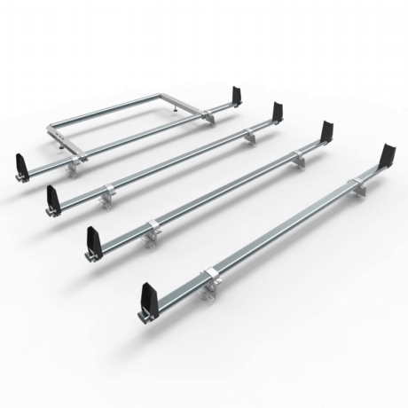 Volkswagen Crafter Aero-Tech 4 Bar Roof Rack System with Load Stops and Rear Roller 2006-2017 (AT42LS+A30)