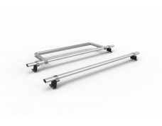 Ford Custom 2013 to 2023 Roof rack Bars Aero-Tech 2 bar system with rear roller (AT85+A30)