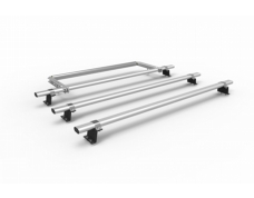 Ford Custom 2013 to 2023 Roof Rack Bars Aero-Tech 3 bar system with rear roller (AT86+A30)