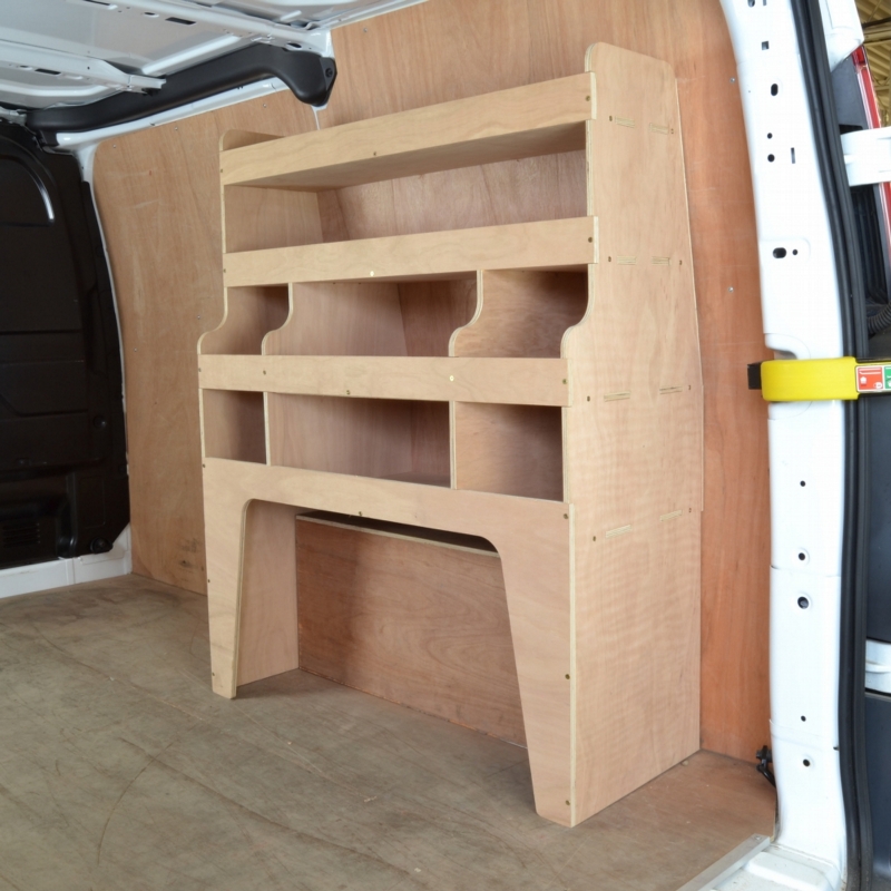 Ford Transit Custom Plywood van racking / Shelving unit 