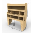 Ford Transit Custom 2013 to 2023 Plywood van racking / Shelving unit - WR42