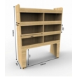 Ford Transit Custom 2013 to 2023 Plywood van racking / Shelving unit - WR58