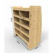 Ford Transit Custom 2013 to 2023 Plywood van racking / Shelving unit - WR59