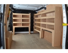 Ford Transit Custom 2013 to 2023 Plywood Offside van racking / Shelving unit - WRK47.53.57