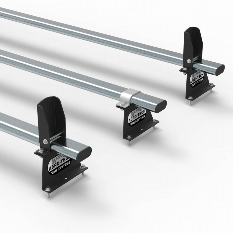 Renault Trafic Aero Tech 3 bar roof rack load stops 2015 onwards model ...