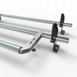 Volkswagen Caddy Aero-Tech 2 bar roof rack system with load stops and rear roller (AT75LS+A30)