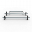 Volkswagen Caddy Aero-Tech 2 bar roof rack system with load stops and rear roller (AT75LS+A30)