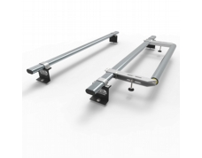 Volkswagen Caddy Aero-Tech 2 bar roof rack system with rear roller (AT75+A30)