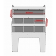 Citroen Dispatch Van Storage Racking Shelving 2016 onwards (WR61)