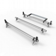 Peugeot Bipper Roof Rack ALUMINIUM Stealth 3 bar with load stops and roller (DM62LS+A30)
