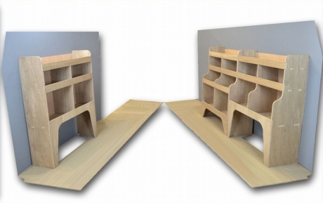 Fiat Talento Plywood Van Racking-Shelving Package - WRK1.9.11