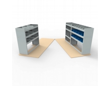 Mercedes Sprinter Steel Van Racking - Shelving Package - SBK1.2.3