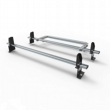 Citroen Berlingo Aero-Tech 2 bar roof rack - load stops - rear roller 2008-2018 model vans (AT64LS+A30)