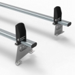 Fiat Fiorino Aero-Tech 2 bar roof rack  + load stops (AT61LS)