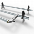 Fiat Fiorino Aero-Tech 2 bar roof rack + loads stops + rear roller (AT61LS+A30)