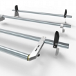 Citroen Nemo Aero-Tech 3 bar roof rack + load stops + rear roller (AT62LS+A30)