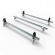 Peugeot Bipper Aero-Tech 3 bar roof rack + load stops (AT62LS)