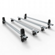 Connect SWB L1 - 4 bar roof rack + loadstops  2014 onwards current model van (AT119LS)