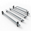 Connect SWB L1 - 4 bar roof rack + roller + loadstops 2014 onwards current model van (AT119LS+A30)