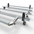 Connect SWB L1 - 4 bar roof rack + roller + loadstops 2014 onwards current model van (AT119LS+A30)