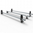 Ford Transit (not Custom) Aero-Tech 3 bar roof rack system with load stops (AT124LS)