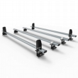 Ford Transit (not Custom) Aero-Tech 4 bar roof rack system with load stops (AT125LS)