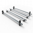 Ford Transit (not Custom) Aero-Tech 4 bar roof rack system with load stops (AT125LS)