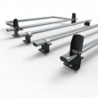 Ford Transit (not Custom) Aero-Tech 4 bar roof rack with rear roller and load stops (AT125LS+A30)