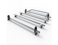 Volkswagen VW Transporter T5 & T6  4 bar roof rack + stops + roller 2004 onwards  (AT22LS+A30)