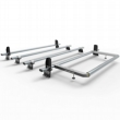 Volkswagen VW Transporter T5 & T6  4 bar roof rack + stops + roller 2004 onwards  (AT22LS+A30)