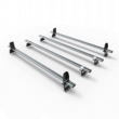 Volkswagen VW Transporter T5 & T6  4 bar roof rack + stops 2004 onwards  (AT22LS)