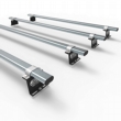 Volkswagen VW Transporter T5 & T6  4 bar roof rack 2004 onwards (AT22)