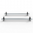 Volkswagen Transporter T5 & T6  2 bar roof rack +  stops 2004 onwards (AT21LS)