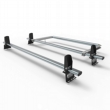 Volkswagen VW Transporter T5 & T6  2 bar roof rack with load stops and roller 2004 onwards (AT21LS+A30) 