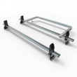 Volkswagen VW Transporter T5 & T6  2 bar roof rack with load stops and roller 2004 onwards (AT21LS+A30) 