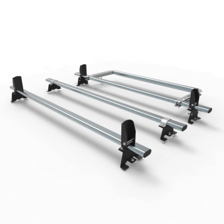 Peugeot Expert Aero-Tech 3 bar roof rack - load stops - rear roller 2016 onwards model (AT128LS+A30)