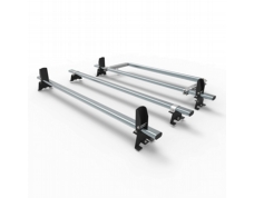 Peugeot Expert Aero-Tech 3 bar roof rack - load stops - rear roller 2016 onwards model (AT128LS+A30)