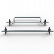 Mercedes Vito Aero-Tech 2 bar roof rack system + roller + stops 2003 onwards (AT69LS+A30)