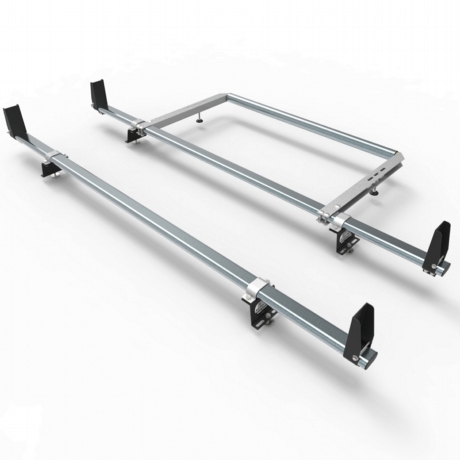 Volkswagen Crafter Aero-Tech 2 Bar Roof Rack System with Load Stops and Rear Roller 2006-2017 (AT40LS+A30)