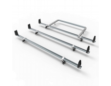 Volkswagen Crafter Aero-Tech 3 Bar Roof Rack System with Load Stops and Rear Roller 2006-2017 (AT41LS+A30)