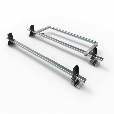 NISSAN NV400 Aero-Tech 2 bar roof rack with load stops and roller 2010-present L2 L3 model - AT81LS+A30