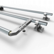 Vauxhall Movano Aero-Tech 2 bar roof rack with roller 2010 to 2021 L2 L3 model - AT81+A30