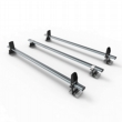 Nissan NV400 Aero-Tech 3 bar roof rack with load stops 2010-present L2 L3 model - AT82LS